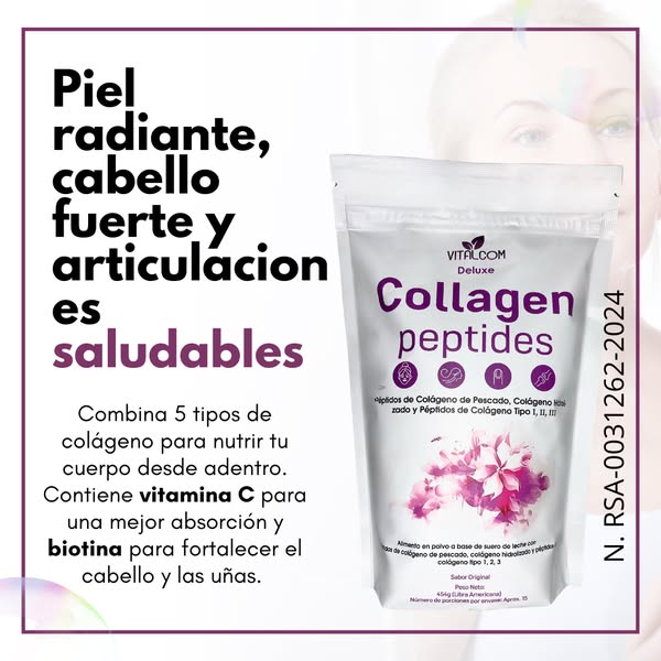 DELUX COLLAGEN PEPTIDES ¡ENVIÓ GRATIS!