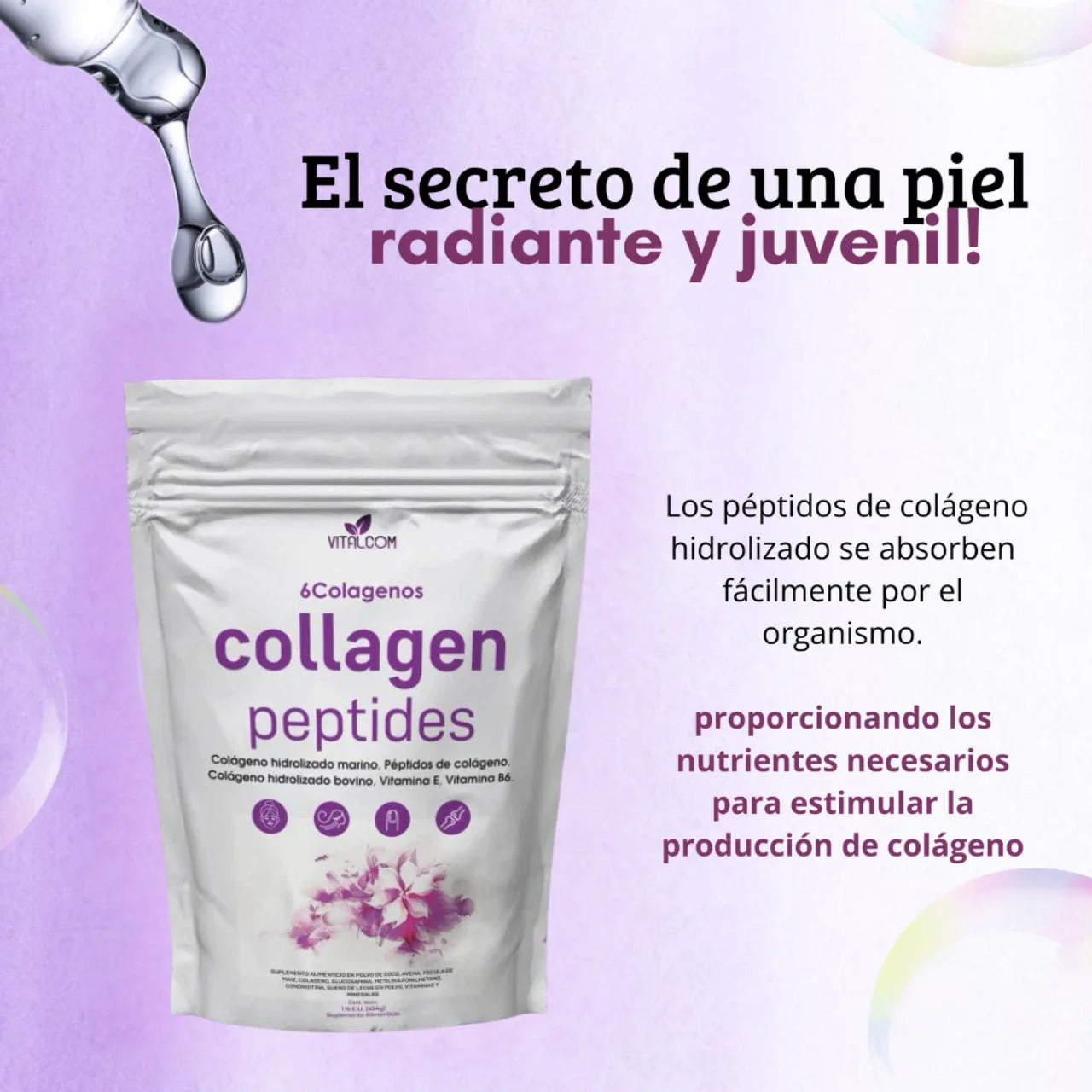 DELUX COLLAGEN PEPTIDES ¡ENVIÓ GRATIS!