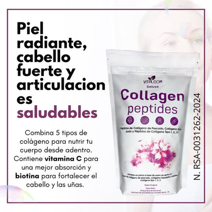 DELUX COLLAGEN PEPTIDES  ¡ENVIÓ GRATIS!