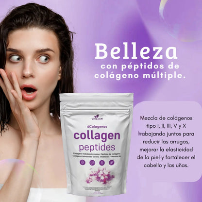 DELUX COLLAGEN PEPTIDES  ¡ENVIÓ GRATIS!