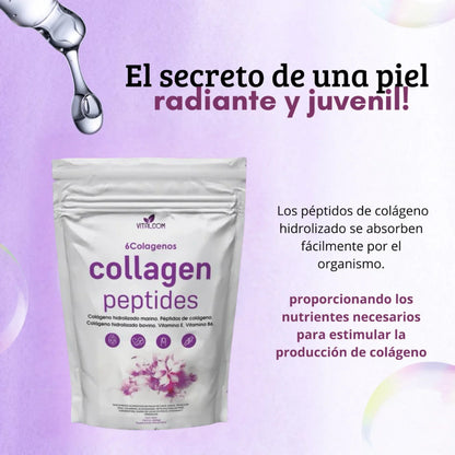DELUX COLLAGEN PEPTIDES  ¡ENVIÓ GRATIS!